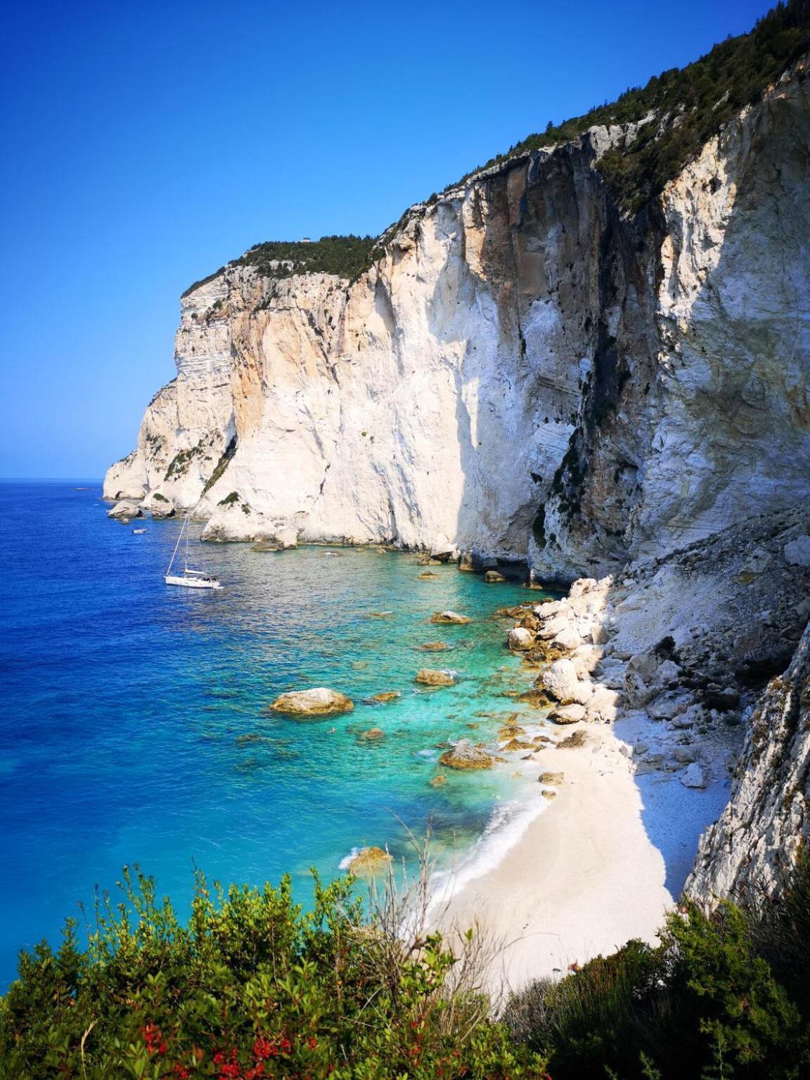 Вілла Lioniskari Seaviews - Paxoi'S Private Pool Oasis Porto Ozias Екстер'єр фото